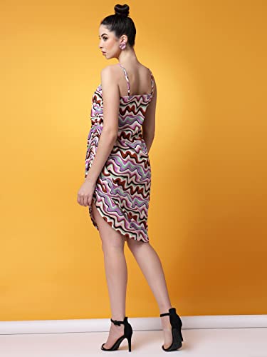 Image of OOMPH! Women's Crepe Sheath Knee-Length Dress