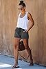 YOCUR Womens Jean Shorts Mid Waisted Paperbag Draw... #3