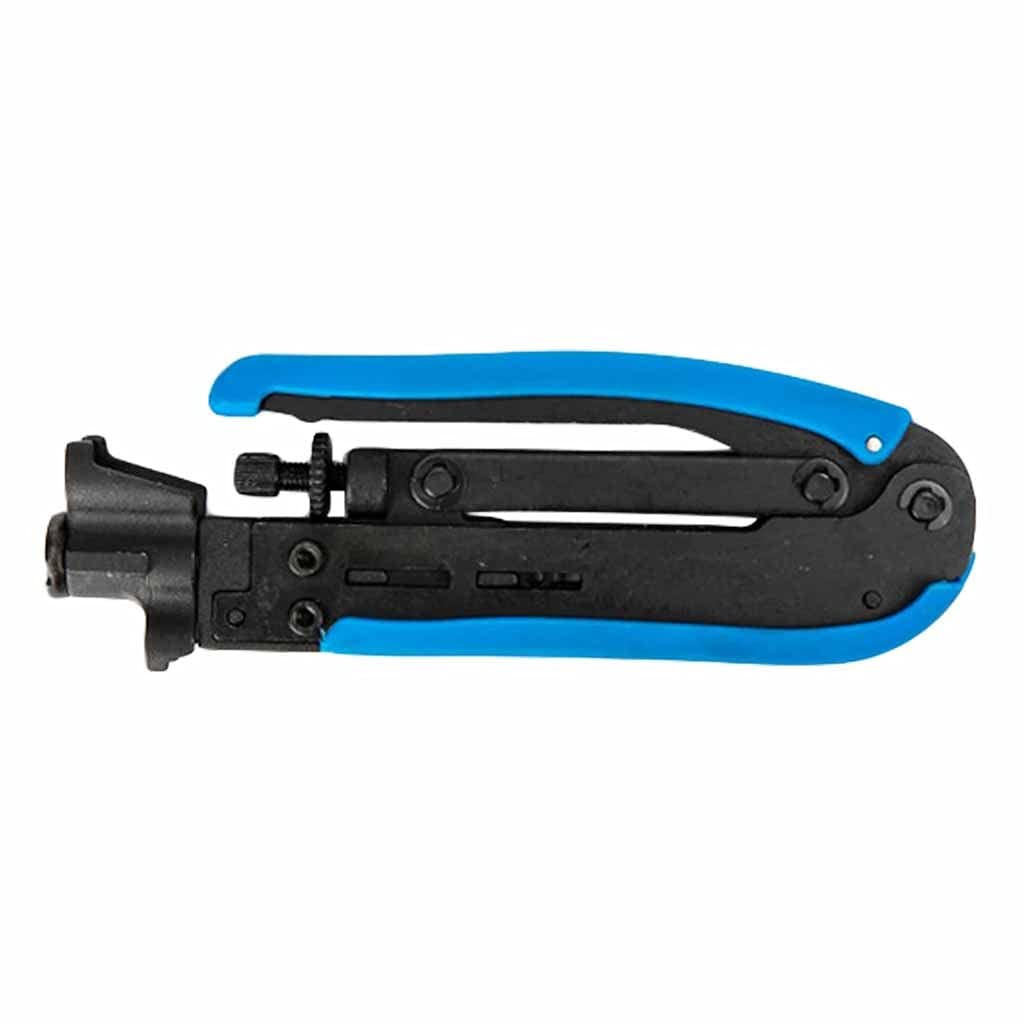 Outil de sertissage câble coaxial pour réparer une connexion de fiche F instable