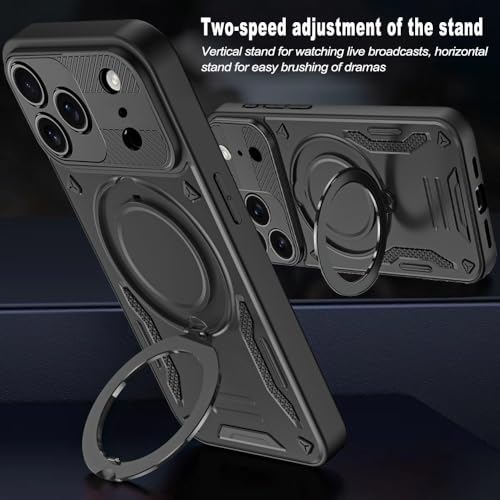 Coque iPhone 15 antichoc violette béquille silicone durable - 5