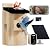 Bird House with Camera Solar Powered,Wood Bird House for Outdoors, 5MP HD Full Color Night Vision Bird Watching Camera For Birdhouse, Wi-Fi Nesting Box For Birds,App Controlled,Automatic Notification