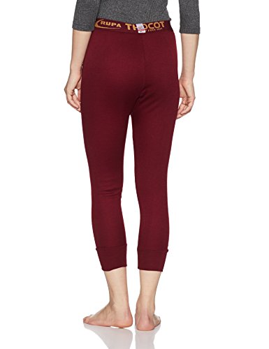 Rupa Thermocot Women's Plain/Solid Synthetic Thermal Bottom (Boiler_Maroon_85) - Image 2 thumbnail