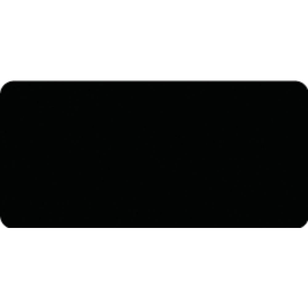 Chalkboard Style Labels Black Rectangle - 4"L x 2"H by HUBERT – 2 x 4 inch, Paper, Black, Model 82368