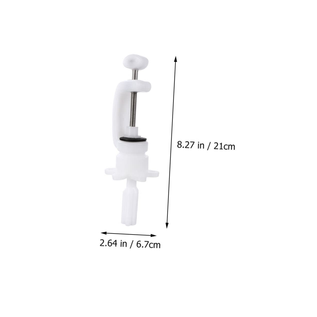 OUNONA 2Pcs Adjustable Wig Holder Mannequin Head Stand Lightweight and Durable Cosmetology Display Clamp for Hair Styling for Practice and Hat Display