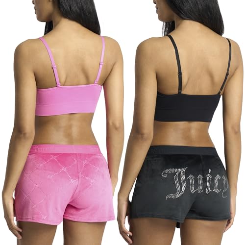 Juicy Couture Women's Multipack Seamless Comfort Lounge Wirefree Bralettes3