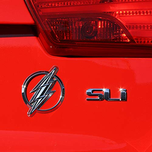 Fan Emblems The Flash 3D Car Badge - Classic Logo (Chrome) #TOP3