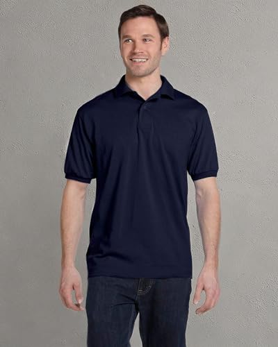Hanes Polo EcoSmart Jersey para Hombre Manga Corta 2-Pack miniatura 7