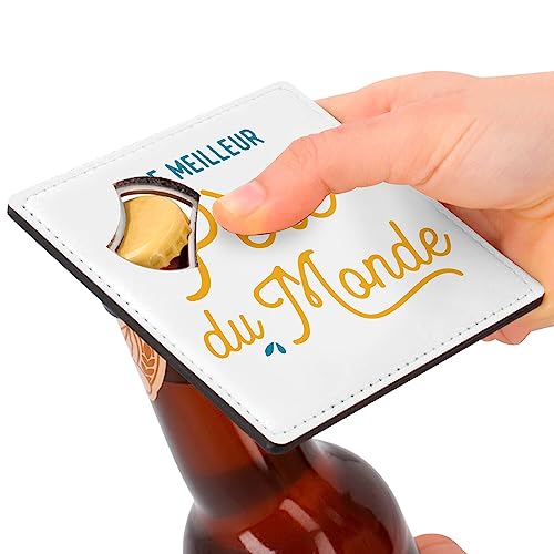 Sous verre décapsuleur Le Meilleur Père du Monde : le cadeau idéal - 4