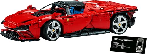 Technic Ferrari Daytona SP3, Set Modello di Auto da Costruire, Supercar Rossa in Scala 1:8, Kit Modellismo per Adulti da Collezione, Idea Regalo Uomo o Donna, Serie Ultimate Cars Concept 42143 - Lego - Immagine 11