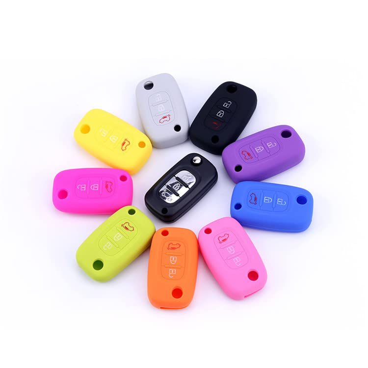 kwmobile Cover Chiavi Auto Compatibile con Mercedes Benz con 2-3 tasti - Custodia Protettiva Chiave Auto Copri Telecomando Gomma - Portachiave Macchina Silicone