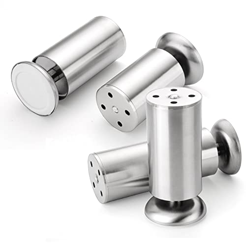 家具脚, キッチン調節可能 丸型 食器棚テーブル脚 交換用デスク ホームオフィス キッチン ソファテーブル用 4個(12cm(4.7in))