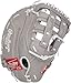 Rawlings | R9 Series Fastpitch Softball Glove | First Base Mitt | Modified Pro H-Web | Grey | 12.5' | RHT