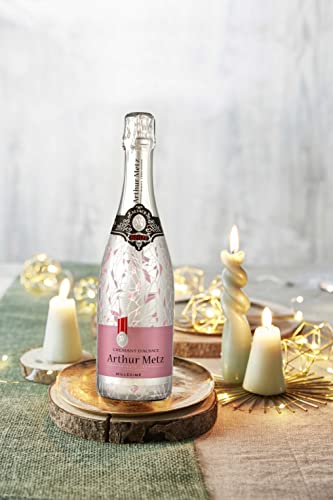 Arthur Metz - Cremant d’Alsace Rosé Brut, Pinot Noir, Méthode Traditionnelle (1 x 0.75 l)
