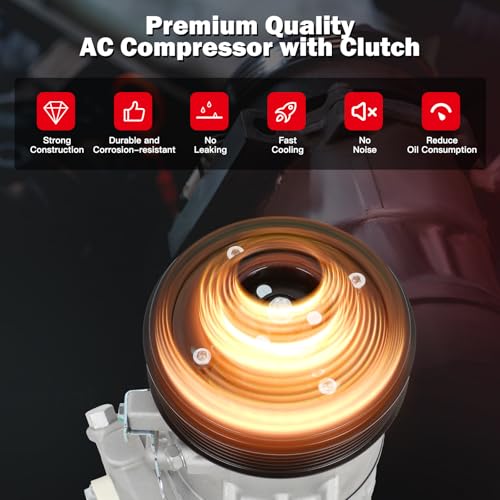 Image of Air Conditioning Compressor for Toyota Corolla Matrix for Scion xD 1.8L