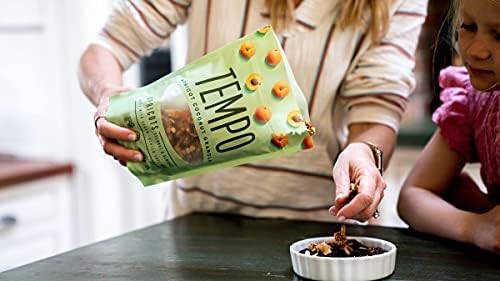 Miniatura 3 de TEMPO GRANOLA Granola orgánica de albaricoque y coco y almendras (paquete de 6) avena orgánica sin gluten, alta en proteínas, baja en azúcar,
