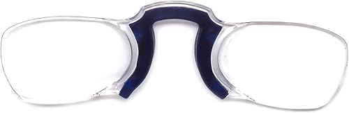 Miniatura 2 de Calabria Noz - Llavero para lentes de lectura sin brazos para la nariz, estuche rígido, para hombres y mujeres, para lector de bolsillo, mini