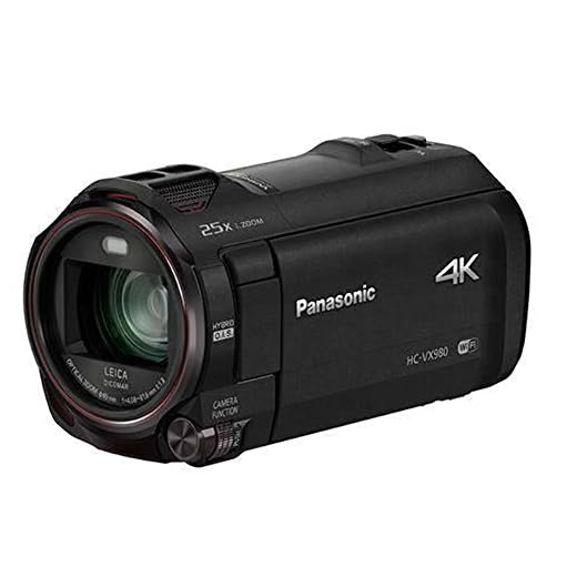Panasonic HC-VX980EG-K Videokamera, Svart, En Storlek