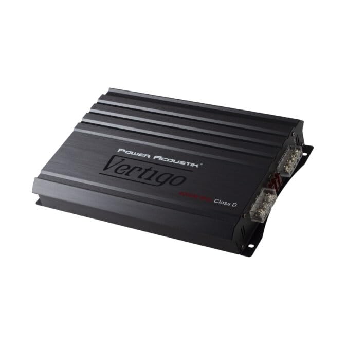 Vertigo Series Monoblock Amplifier, Power Acoustik VA1-4000D Car Stereo Amplifier, 4000 Watts 1 Channel Car Subwoofer Amp, 1CH Amplifiers