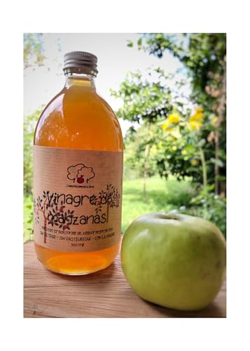 Vinagre de manzanas orgánico con la madre