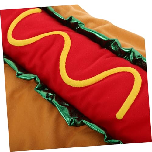 Disfraz divertido Hot Dog para perros y gatos talla M miniatura 7