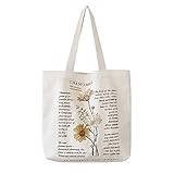 【Moda】El bolso de hombro de lona creativa satisface el deseo de muchas mujeres modernas no solo de ser respetuosas con el medio ambiente, sino también de mantener el estilo y la elegancia. ¡Y estampados con diseños florales, estilo fresco, estampados que te gustarán!