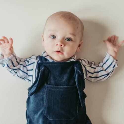 Image of Unutiylo Baby Boys Clothes for Gentleman Outfits,Toddler Overalls Baby Suspender Pants and Bodysuit Romper