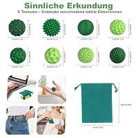 Zingbee 8 stück magnetische Fidget Toys,Silikon Magnetkugeln Anti-Stress – Ansicht 2