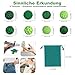 Zingbee 8 Stück Magnetische Fidget Toys, Silikon Magnetkugeln Anti-Stress Bälle, Sensorik Spielzeug für Erwachsene und Kinder, Sensorische Magnetische Kugeln Set, Stressabbau und Entspannung(Grün)