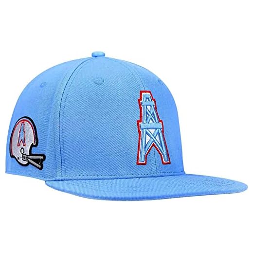 Authentic Collection 100% Authentic Pro-Standard Oilers Snapback Historic 9Fifty Snapback Cap Hat (One Size Fit Most)