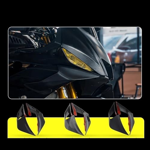 Carénage moto YZF R3 aileron fixe modifié finition carbone - 4