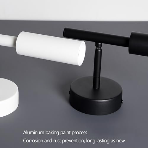 Luz de pared interior de diseño creativo con aluminio blanco y LED 4