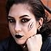DELISOUL Halloween SFX Makeup Kit,Modeling Scar Wax,Stage Fake Blood With Brush,Spatula Tool,Professional Special Effects Makeup Kit,FX Prosthetic Trauma Wounds For Theater Stage Party Costume Cosplay