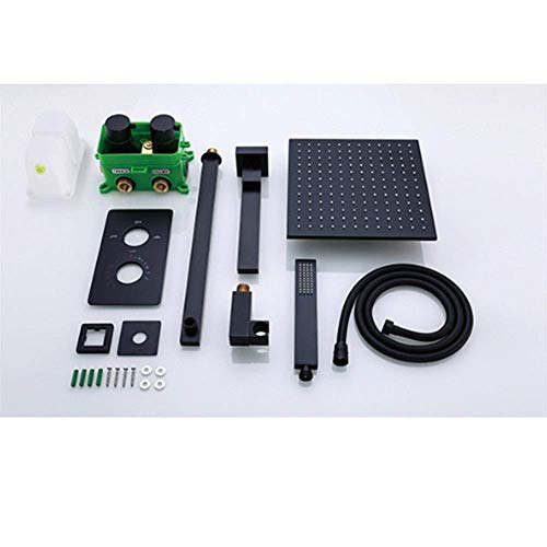 Sistema de ducha con mezclador de 3 vías de montaje en pared GOODBZ con ducha de mano miniatura 5