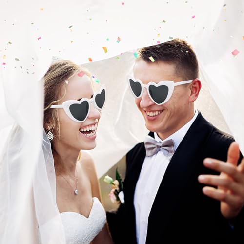 60 Sets of Heart-Shaped Sunglasses, Bulk Wedding Party Favors, Souvenirs and Reception Gifts for Guests4
