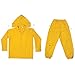 CLC Custom Leathercraft Rain Wear R106L .10MM 3-Piece PVC Rain Suit - Large,Yellow