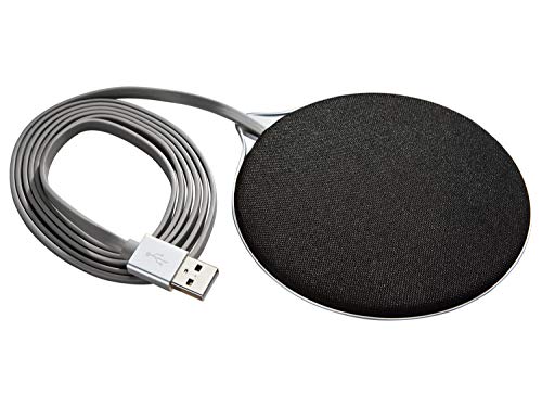 Powerbank Chargeur sans fil QI Chargement inductif Plus jamais de câbles chaos Facile à installer et recharger le smartphone (Noir) Cover