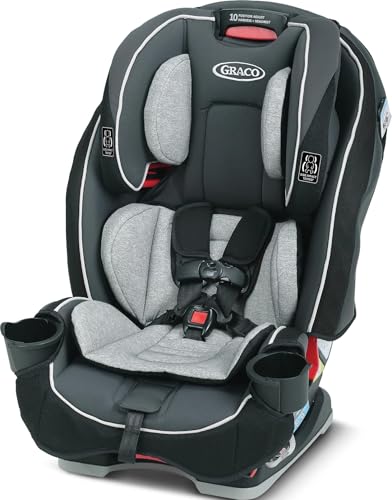 Graco SlimFit 3-in-1 Convertible Car Seat, Ultra-Space-Saving...