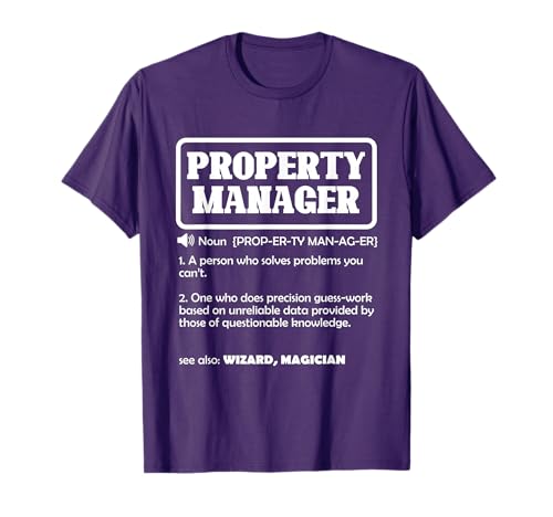 Property Manager Definition T-Shirt