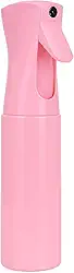 Pulverizador Spray Névoa Contínua 200 ml – Ultrafino, Sem BPA, Reutilizável – Para Salão, Barberaria, Jardim e Casa (ROSA)