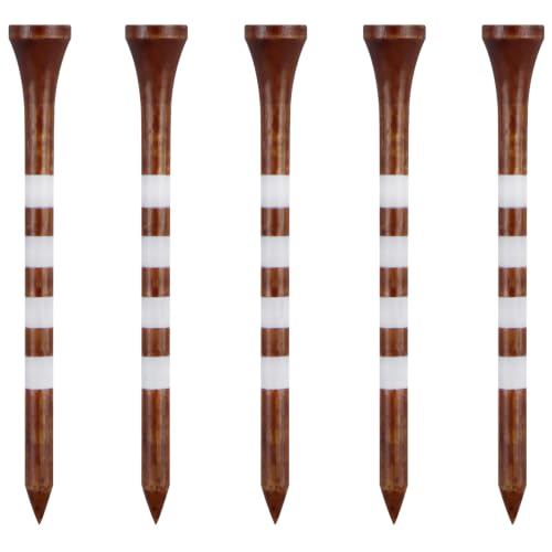 Zivisk Wooden Golf Tees 2-3/4 Inch 100 Count