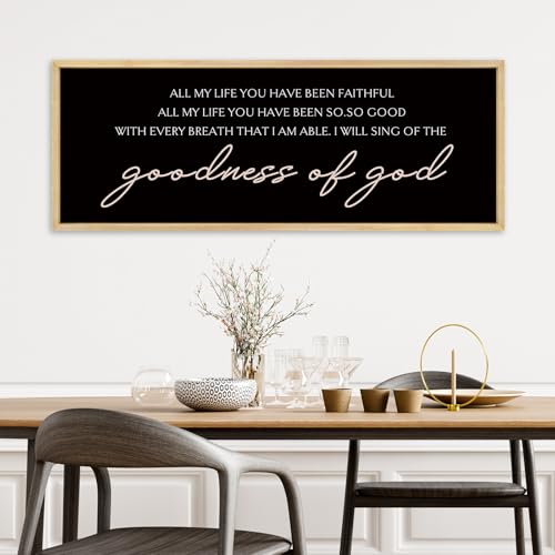 YWMZYKJGS Goodness of God Wall Decor 3212 Wood