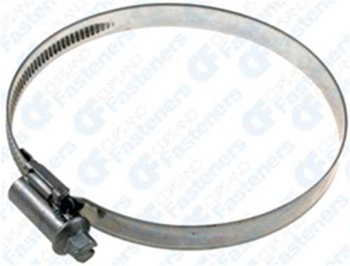 10 European Style Hose Clamp 2-3/4"-3-9/16" (70mm-90mm)
