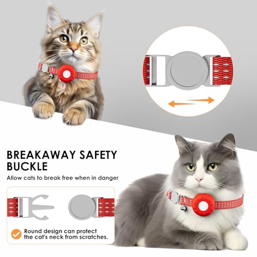 Image of Cat Tracker, Lightweight Pet Tracker for Cats, GPS Tracker for Cats, Compatible with Apple Find My App(Only iOS), Real-Time Tracking, No Monthly Fee, Waterproof