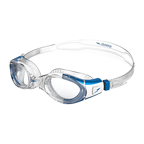 Speedo Junior Unisex Futura Bio Fuse Flexi Seal Gafas de natación Junior Unisex, Blanca, Talla Única
