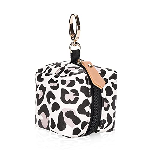Image of Baby Pacifier Holder Case | Soft Pocket Cover for Pacifiers | Keep Pacifiers Clean and Always in Reach, Attach to Diaper Bag, Holds 2 Pacifiers