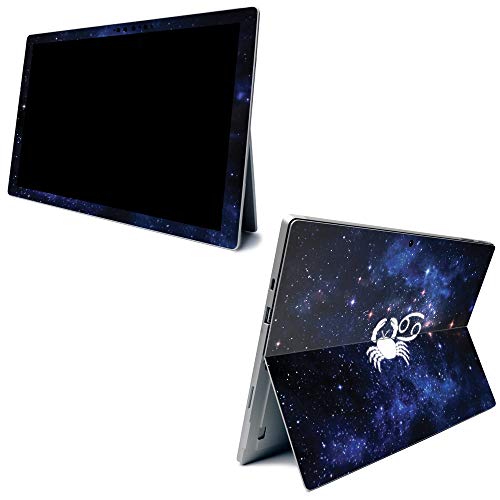 Image of MightySkins Carbon Fiber Skin for Microsoft Surface Pro 7 - Cancer | Textured Carbon Fiber Finish | Easy to Apply, Remove, and Change Styles | Made in The USA