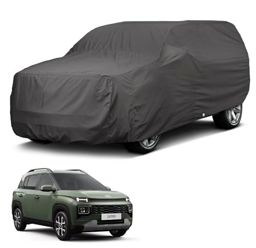 Auto Hub Car Cover Compatible with Hyundai Exter with Mirror Pock...