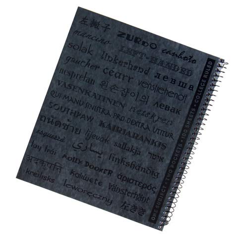 3 Left-Handed Visio Pens Plus 2 Left-Handed College Ruled Notebooks, Printed With The Word "Left-Handed" In 33 Languages #TOP4