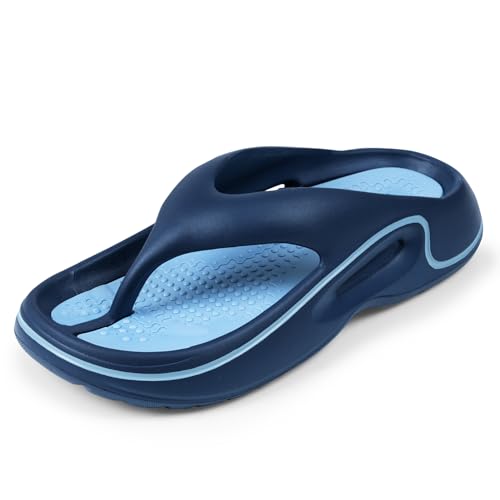 Image of DOCTOR EXTRA SOFT Men's Premium Slippers with Soft Acupressure Foot Massager for Adult | Comfortable & Light Weight| Stylish & Anti-Skid | Casual Waterproof & Everyday Flip Flops for Gents & Boys D-544
