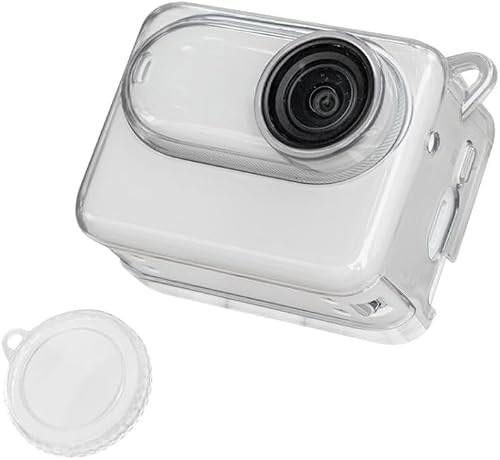 For Insta360 GO 3S Body Soft TPU Protective Case with Lens Cover(Transparent)